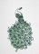BFC1197 Fanciful Peacocks