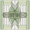 BFC1206 Sheer Geometric Quilt Blocks