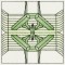 BFC1206 Sheer Geometric Quilt Blocks