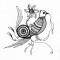 BFC1217 Blackwork Birds 06
