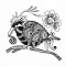 BFC1217 Blackwork Birds 08