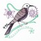 BFC1218 Decorative Elements Series Filled Birds