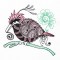 BFC1218 Decorative Elements Series Filled Birds