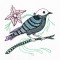 BFC1218 Decorative Elements Series Filled Birds
