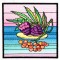 BFC1233 QIH Stained Glass Fruit Blocks II