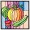 BFC1234 QIH Stained Glass Veggie Blocks II
