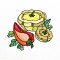 BFC1236 Stained Glass Fruit and Veggies
