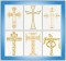 BFC1238 Goldwork Crosses