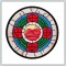 BFC1243 Waratah Rose Window