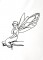 BFC1245 Blackwork Fairies II