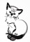 BFC1249 Blackwork Cats and Kittens