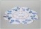 BFC1251 	Lace Applique Bowl and Doily