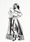 BFC1253 Blackwork Ladies