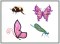 BFC1254 Applique Elements Butterflies and Friends