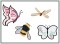 BFC1254 Applique Elements Butterflies and Friends