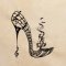 BFC1261 Sally King's Calendar Shoes 2014 - 01-01