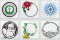 BFC1278 Christmas Quilt Circles