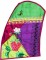 BFC1287 QIH Crazy Quilt Victorian Boot