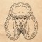 BFC1316 Hipster Canines Blackwork