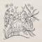 BFC1321 DES-Blackwork Deer