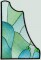 BFC1346 Stained Glass Peacock Two Ways