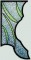 BFC1346 Stained Glass Peacock Two Ways
