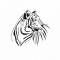 BFC1351 Blackwork Tigers