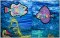 BFC1352 Embellished Sea Life and Tote Bag