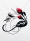 Red Roses - Black Scrolls 1