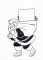 BFC1372 Blackwork Santas