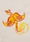 BFC1373 Fanciful Scrolly Birds