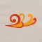 BFC1373 Fanciful Scrolly Birds