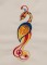 BFC1373 Fanciful Scrolly Birds