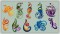 BFC1373 Fanciful Scrolly Birds