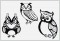 BFC1376 Owls to Glitter or Not