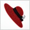 BFC1377 Glittery Red Hats