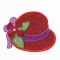 BFC1377 Glittery Red Hats