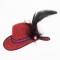 BFC1377 Glittery Red Hats