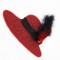 BFC1377 Glittery Red Hats