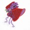 BFC1377 Glittery Red Hats