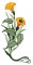 Art Nouveau Tall Trumpet Flower
