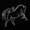 BFC1419 Horse Sketches Quilt Set
