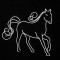 BFC1419 Horse Sketches Quilt Set