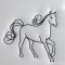 BFC1419 Horse Sketches Quilt Set