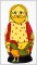 BFC1423 Matryoshka Dolls with Glitter