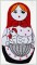 BFC1423 Matryoshka Dolls with Glitter