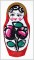 BFC1423 Matryoshka Dolls with Glitter