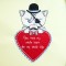 BFC1424 Hipster Animals in Love Filled