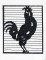 BFC1428 Blackwork Roosters