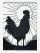 BFC1428 Blackwork Roosters